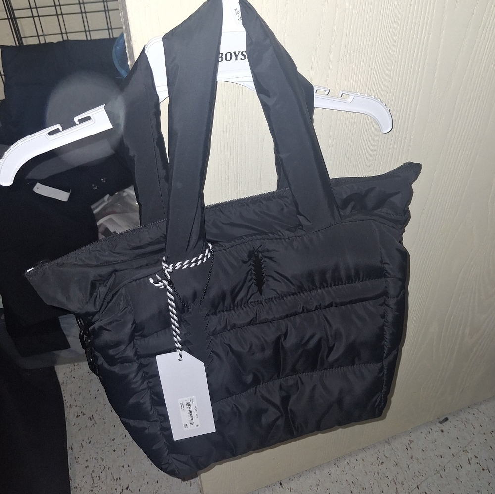 Thacker Quinn Quilted Tote Black